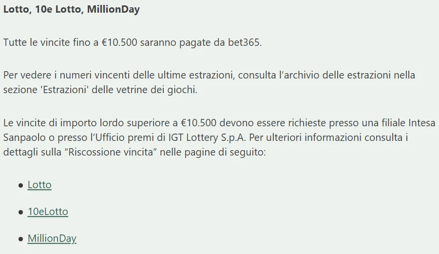 Come riscuotere vincite Bet365