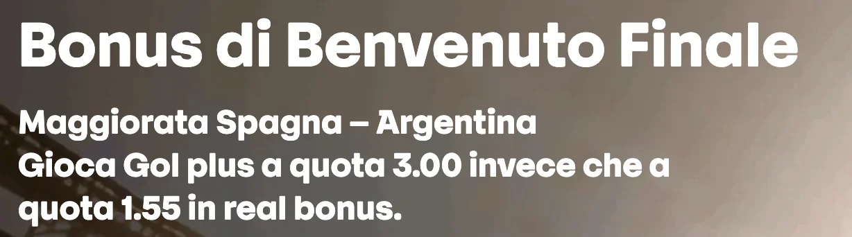 spagna-argentina quota maggiorata