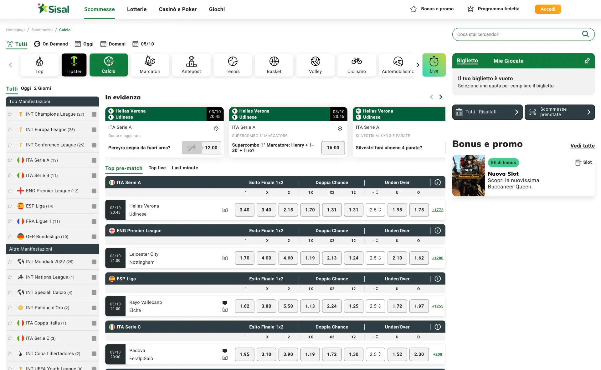 Sisal Scommesse